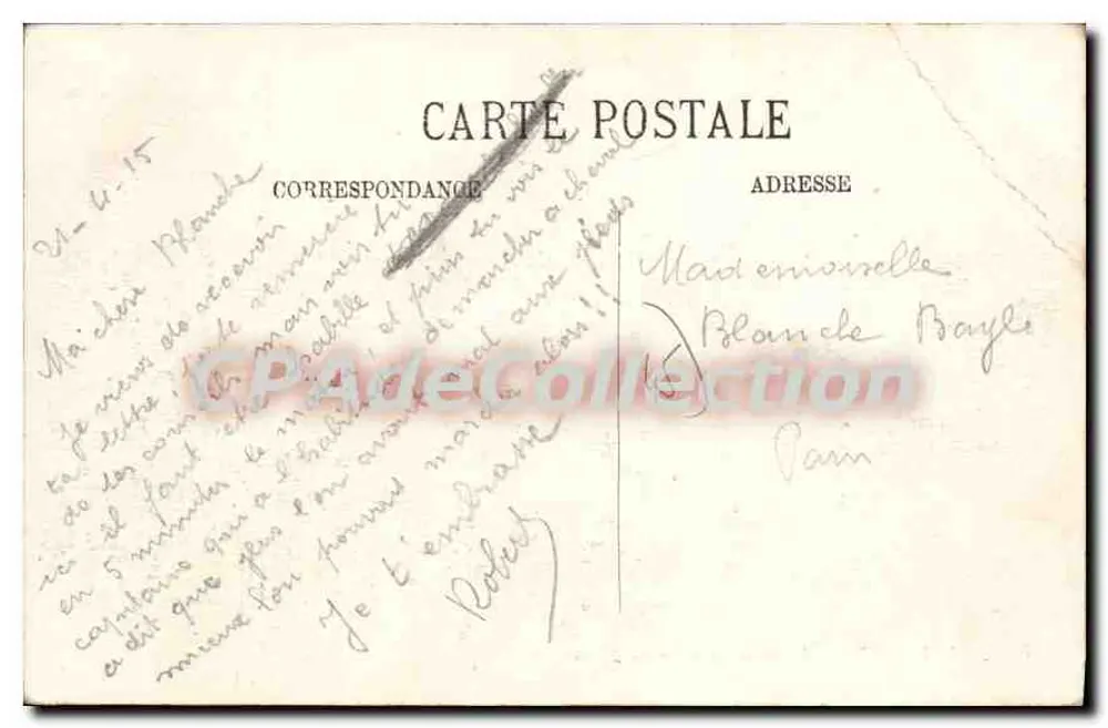 Montargis — Avenida da Estação — N. G. - Verso