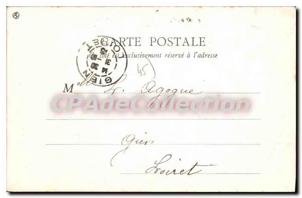 Orléans — Teatro y Catedral — B. F. Paris, n°5 - Reverso