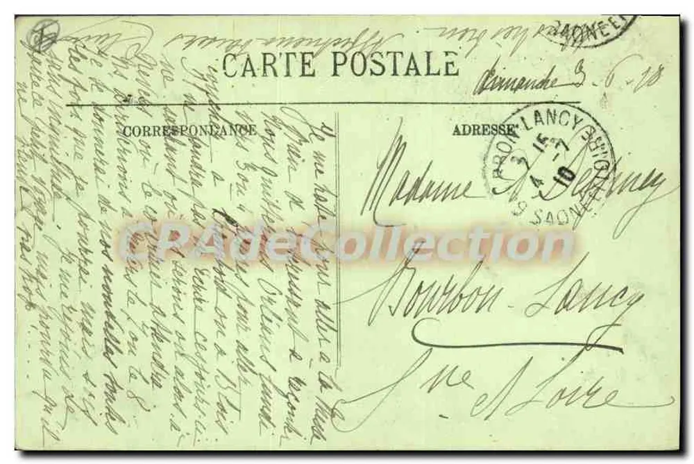 Orléans — La Place du Martroi et la rue de la République — LL. n°167 - Rückseite