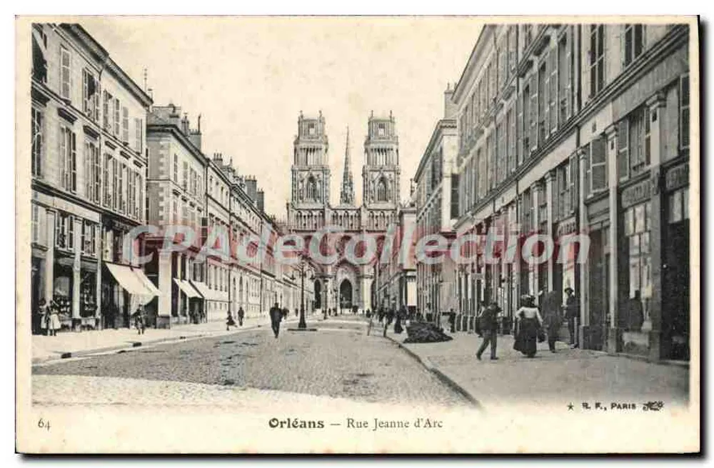 Orléans — Đường Jeanne d'Arc — R.L. Paris, n°64 - Mặt trước