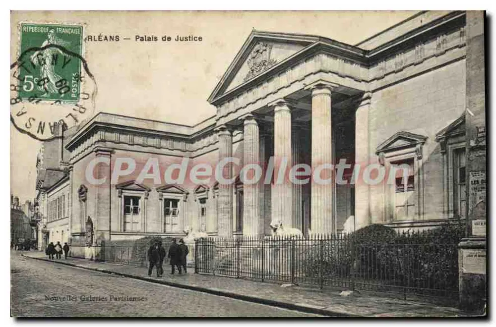 Rléans — Palácio de Justiça — Novas Galerias Parisienses - Frente