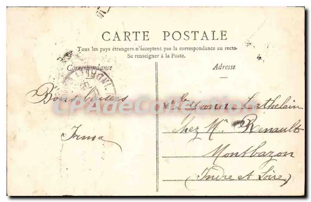Orléans - Das Bischofsschloss — Verlag Galeries - Rückseite