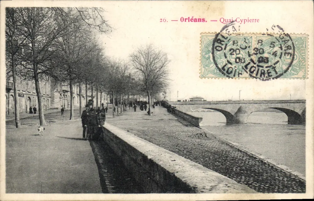 Orléans — Quai Cypierre — éditeur inconnu, n° 26 - Recto