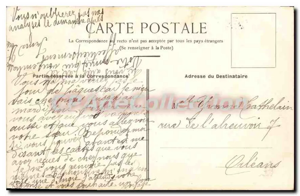Orléans — Quai Cypierre — éditeur inconnu, n° 26 - Verso