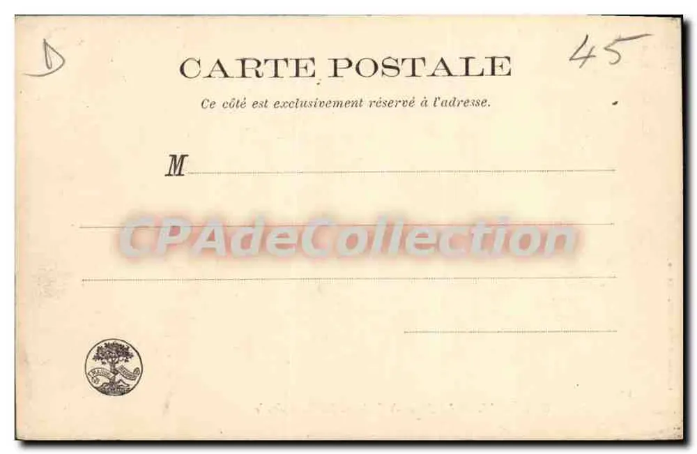 Orléans — La Place de l'Étape. Die Kathedrale — Sammlung M. Maireon, n°51 - Rückseite