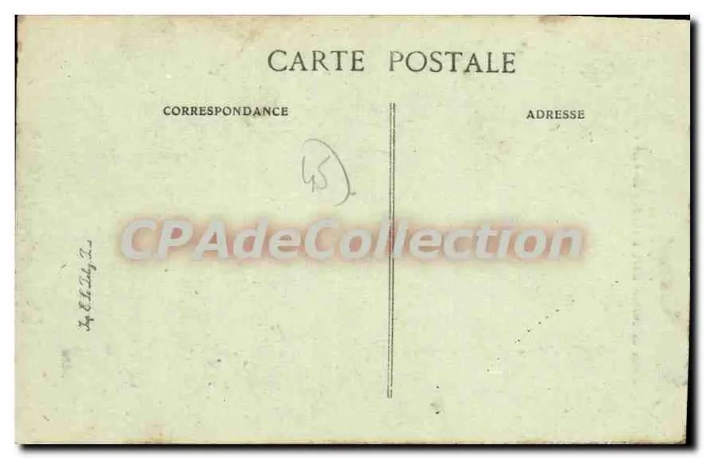 Estátua de Joana d'Arc à entrada do Ponte Georges V — Orléans — editor Orléans, n° 4617 - Verso