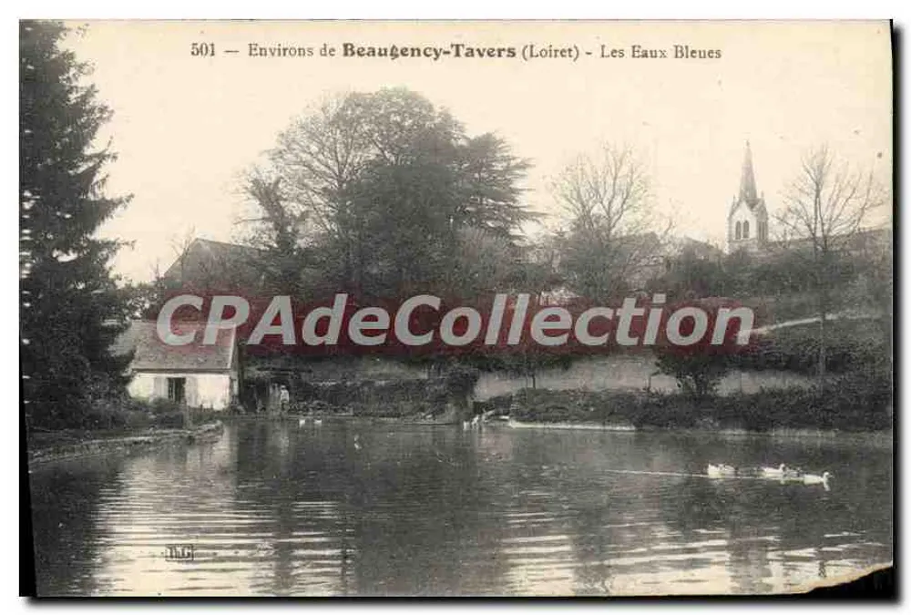 Umgebung von Beaugency-Tavers (Loiret) — Les Eaux Bleues — n°501 - Vorderseite