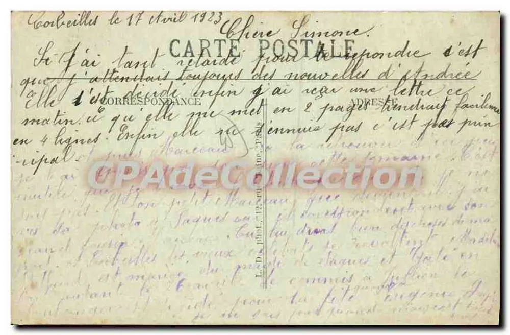 Corbeilles-en-Gatinais (Loiret) — Das Tränkbecken — Édition V. O. - Rückseite