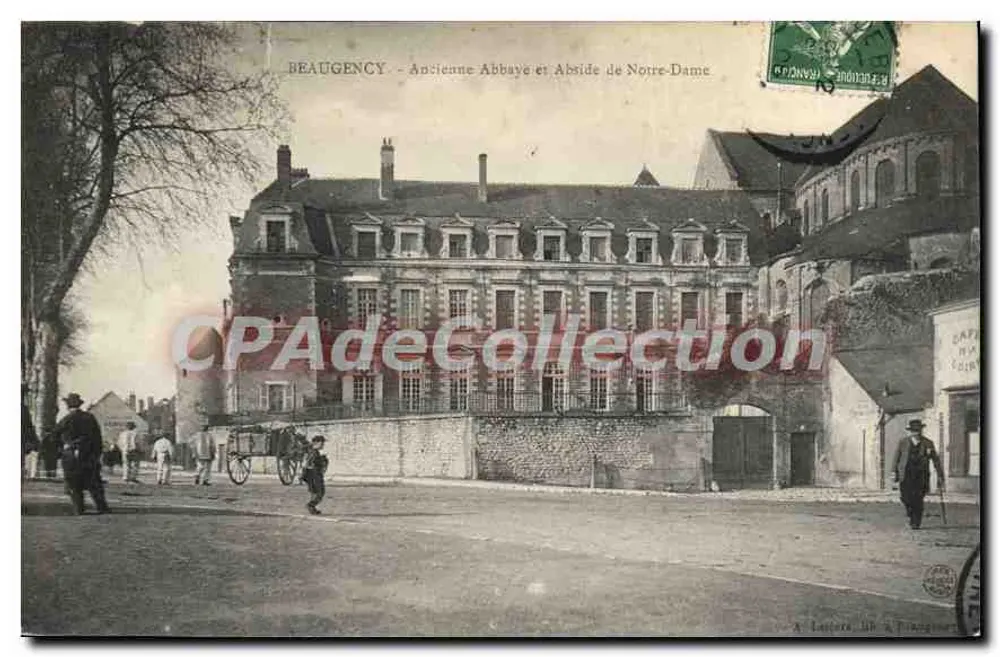Beaugency - Antiga Abadia e Abside de Notre-Dame — A. Lassière, impr. em Beaugency - Frente