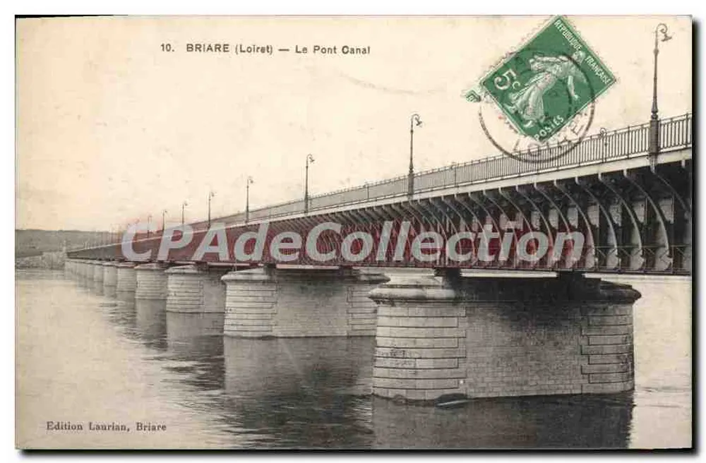 Briare (Loiret) — Most Kanałowy — Wydawnictwo Laurian, Briare - Awers