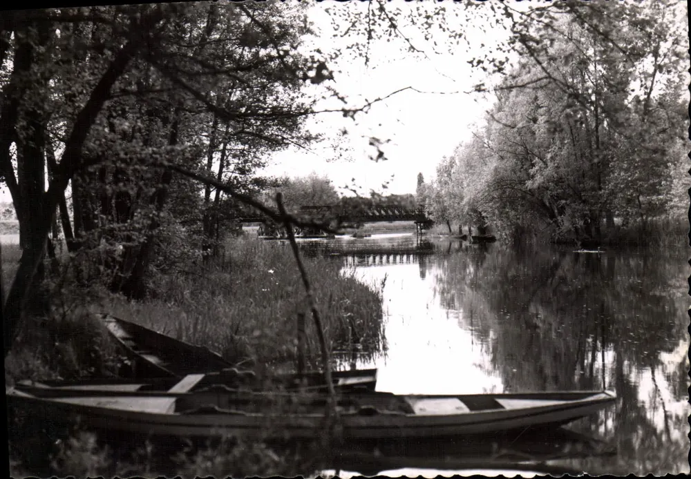 Die Ufer des Loing und die Brücke von Cäsar — Dordives (Loiret) — Edition DUR - Lournaux - Vorderseite