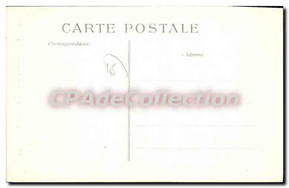 Gien (Loiret) — La rue Gambetta — éditeur S. D. (S. D. Paris) n° 2166 - Verso