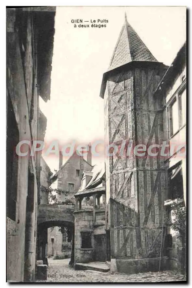 Gien — Le Puits à deux étages — Ball, Trippe, Gien - Recto