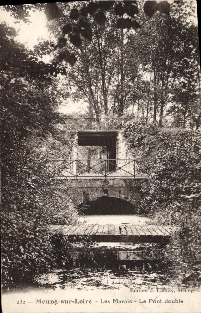 Meung-sur-Leire — Die Moore — Die Doppelbrücke — Edition J. Laffray, Meung - Vorderseite