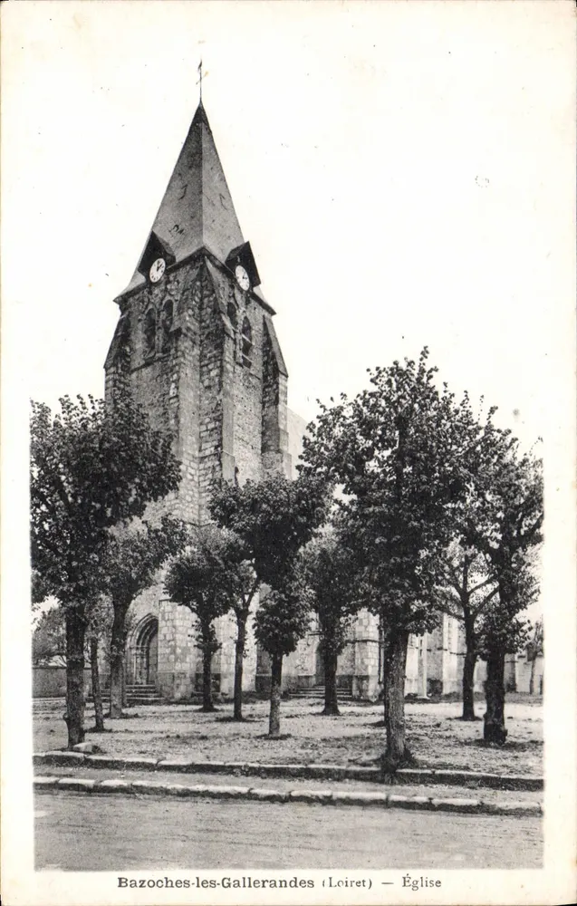 Bazoches-les-Gallerandes (Loiret) — Chiesa - Recto