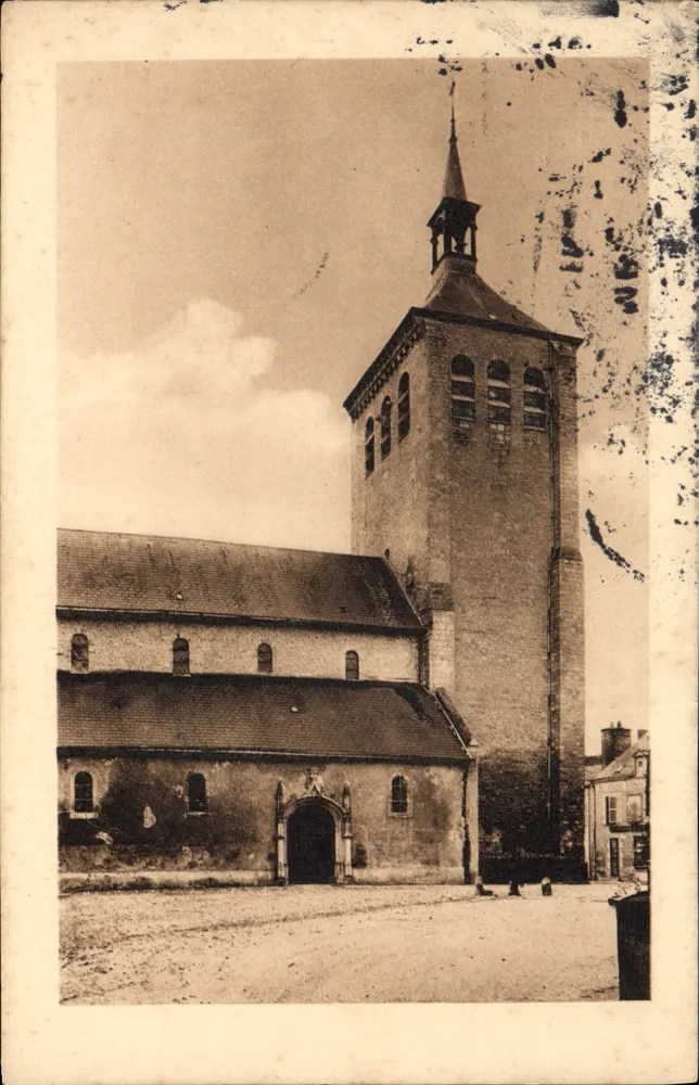 Kirche von Jargeau (Loiret) — Kirchturm und der Kleine Cloister — Verleger unbekannt - Vorderseite