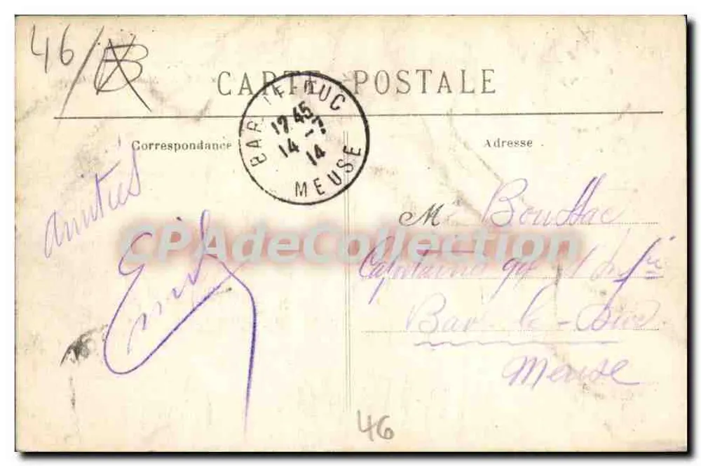 Castillo de Montal — cerca de Saint-Céré — Fototipia Datta St-Céré - Reverso