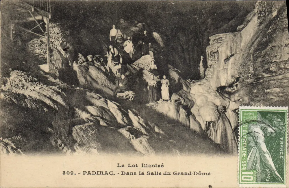 Padirac - En la Sala del Grand-Dôme — Le Lot Illustré, n° 309 - Anverso