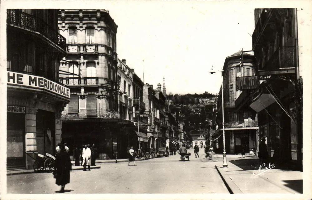 Rue Meridionale — vista da rua com a loja 'HE MERIDIONALE' — editor Nardo, n° 61, Saint-Agne - Frente