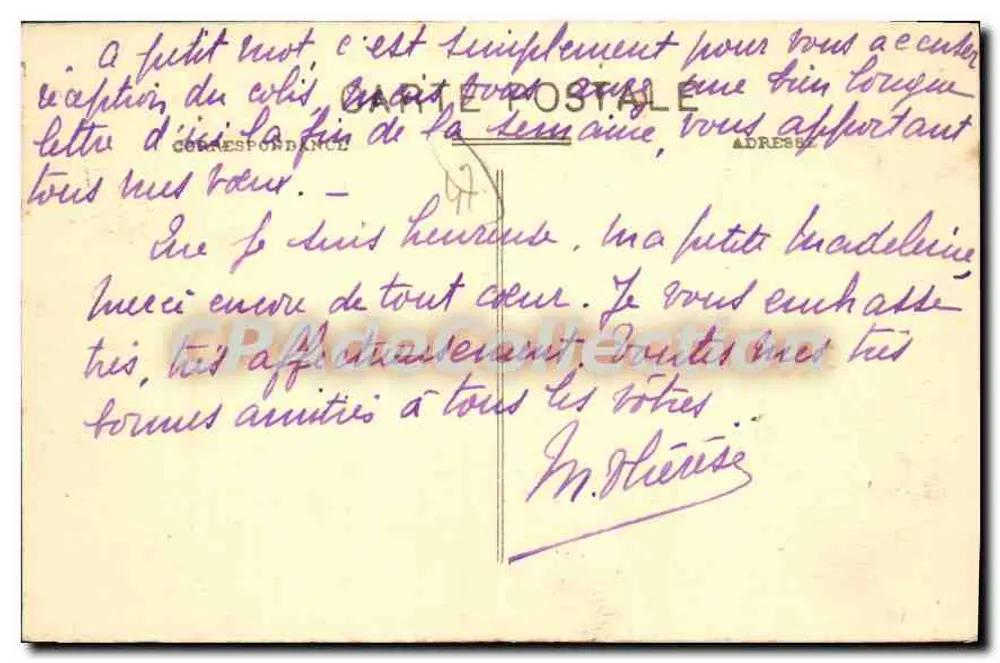 AGEN - A Esplanada do Gravier — Coleção Artística Novas Galerias, E. Billières - Agen, n°31 - Verso