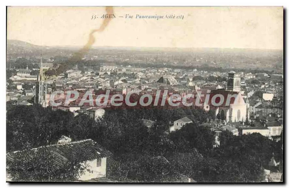 AGEN — Vista Panorâmica (lado leste) — editor não identificado, n° de série 55 - Frente
