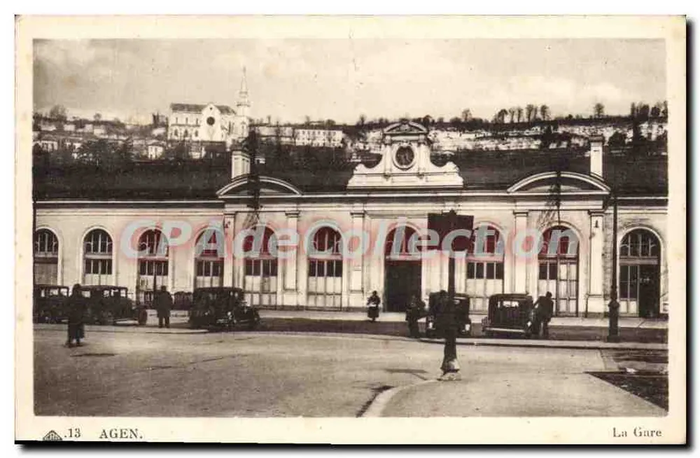 Agen — A Estação — CPAdeCollection n°13 - Frente