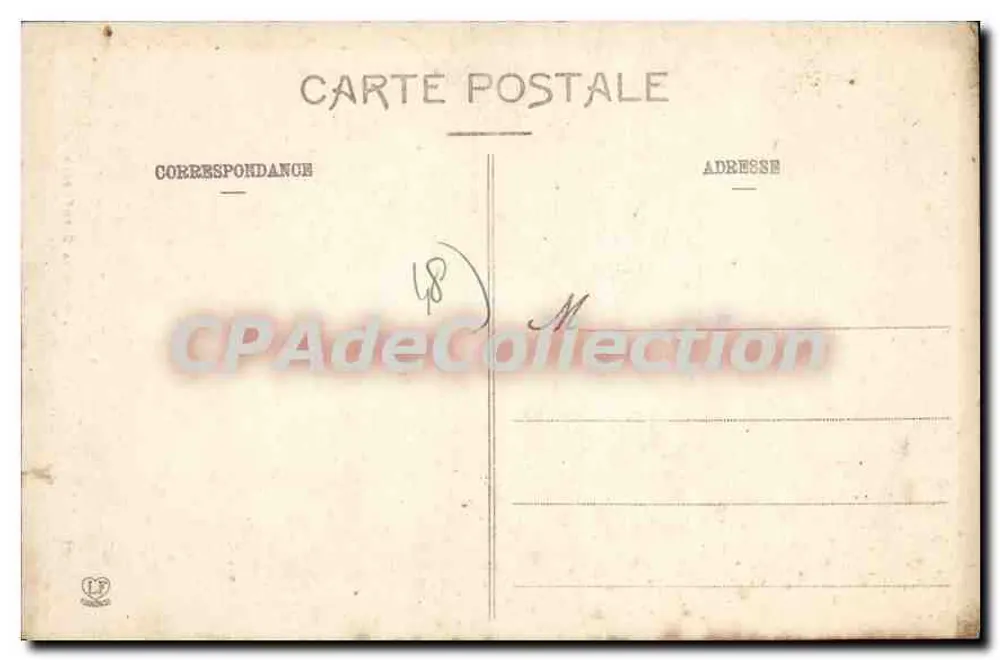 Mende - Portico della Cattedrale — La Lozère — Prototype Labouche Frères, Toulouse, n°136 - Verso