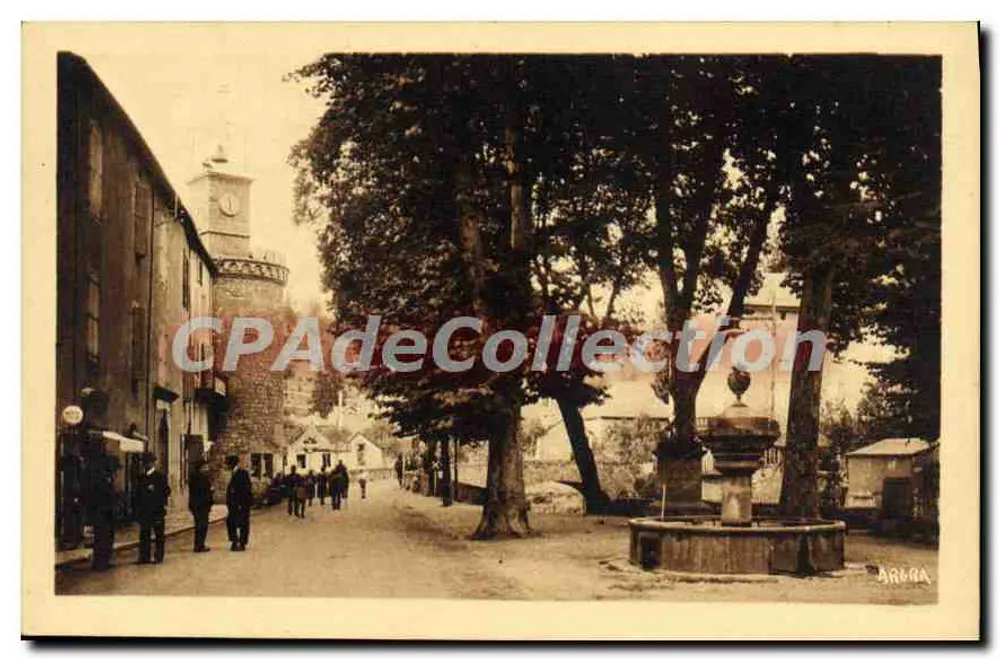 Meyrueis - Place Sully — Turm der Uhr — Verleger: Soc. des Arts et Voyages - Vorderseite