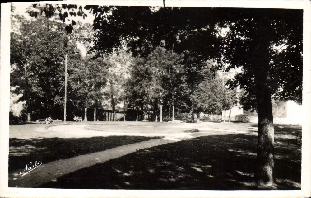 Langogne - Öffentlicher Garten — Touristischer Zentrum — Verlag NARBO, n°21 - Vorderseite
