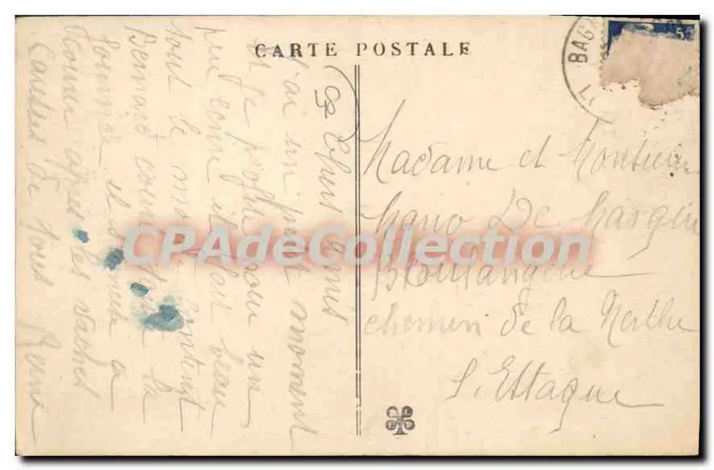 Bagnols-les-Bains — Algemene uitzicht — onbekende uitgever, nr. 697 - Achterkant