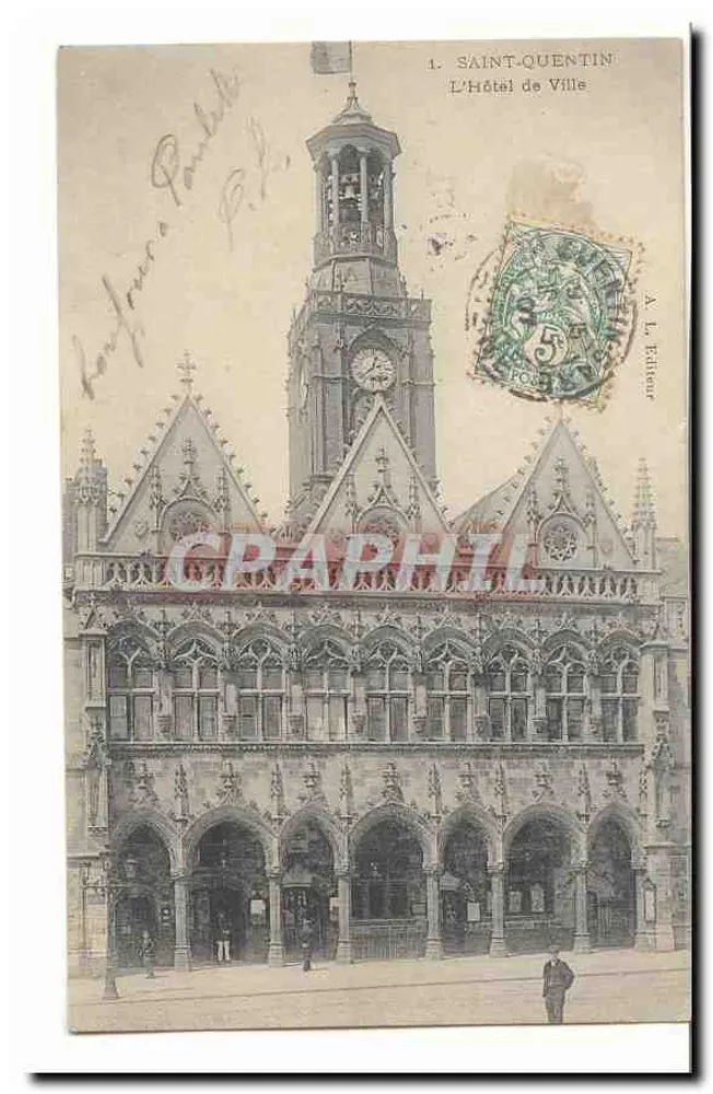 Saint-Quentin — Het Stadhuis — A. L. Etilleur - Voorkant
