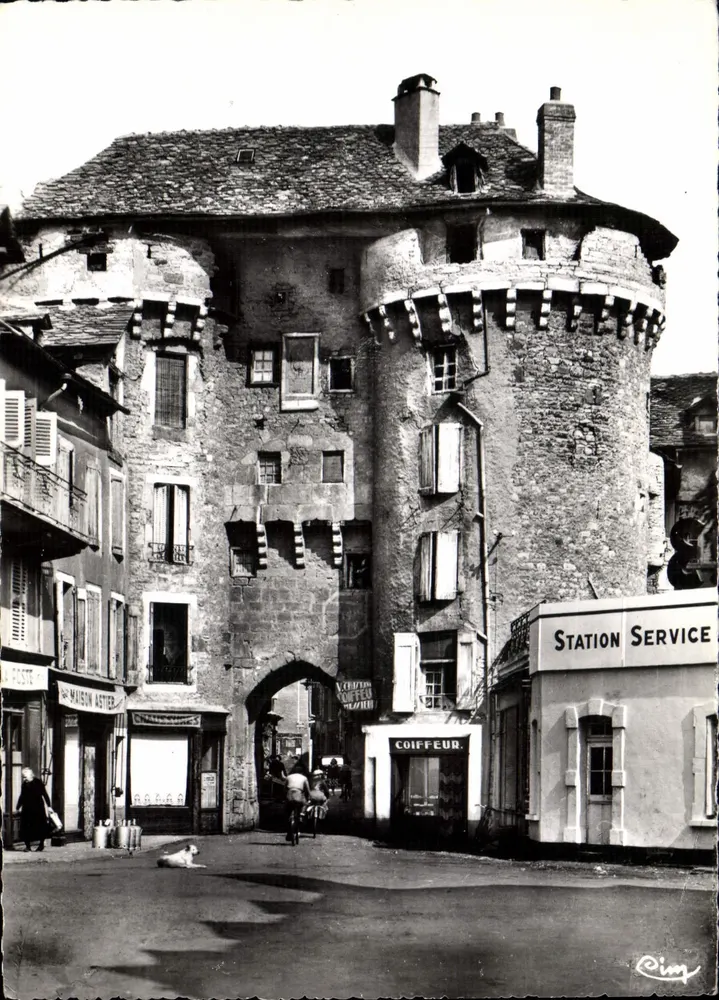 Marvejols — Brama Châneles — Comelier Imp. Macon - Awers