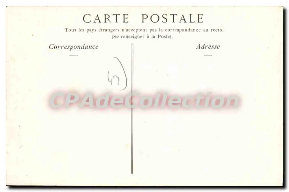 Angers — O Logis Adam — ND Phot - Verso