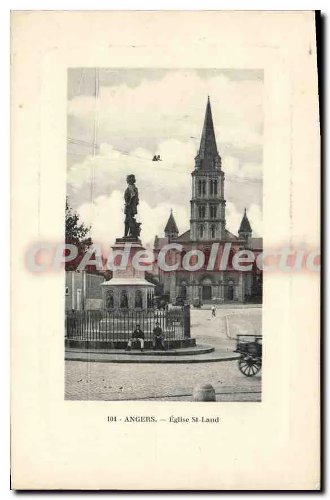 Angers — Igreja de São Laud — CPAdeCollection, n° 104 - Frente