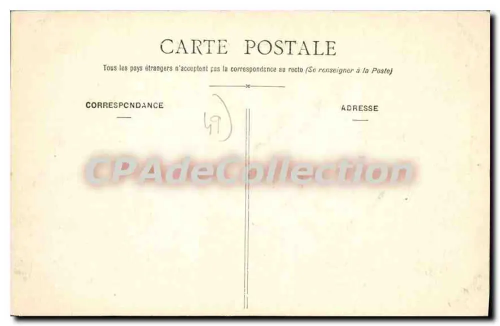 Saumur — Castelo de Moc-Baril — NG 54 - Verso
