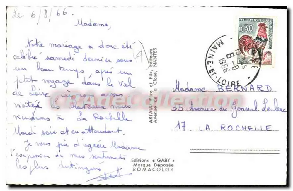 Ségré — Lembrete de Ségré — Edições Gaby - Verso