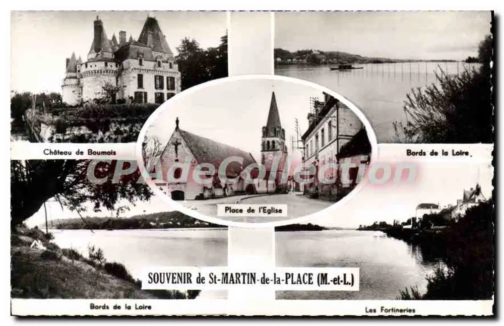 St-MARTIN-de-la-PLACE (M.-et-L.) — Ricordo — Fotografo MACON - Recto