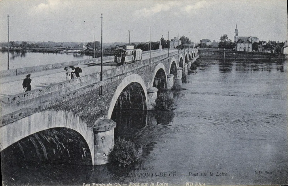 Les Ponts-de-Cé — Ponte sul Loira — ND Phot - Recto