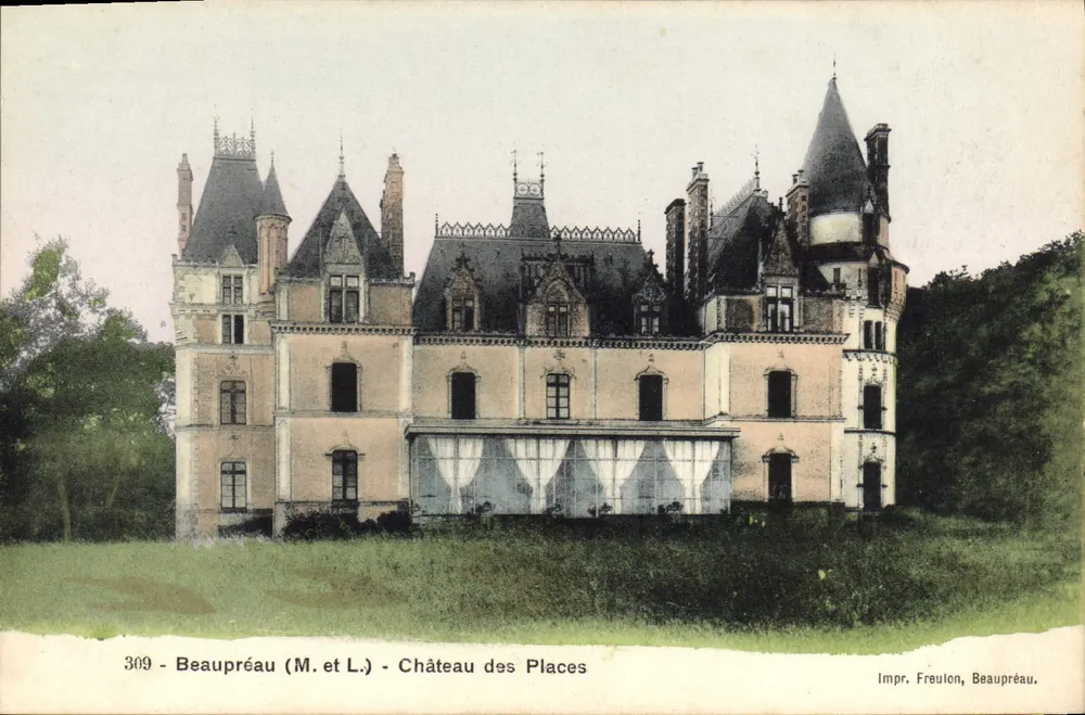 Beaupréau (M. et L.) - Castelo das Casas — Impr. Freulon, Beaupréau, n° 309 - Frente