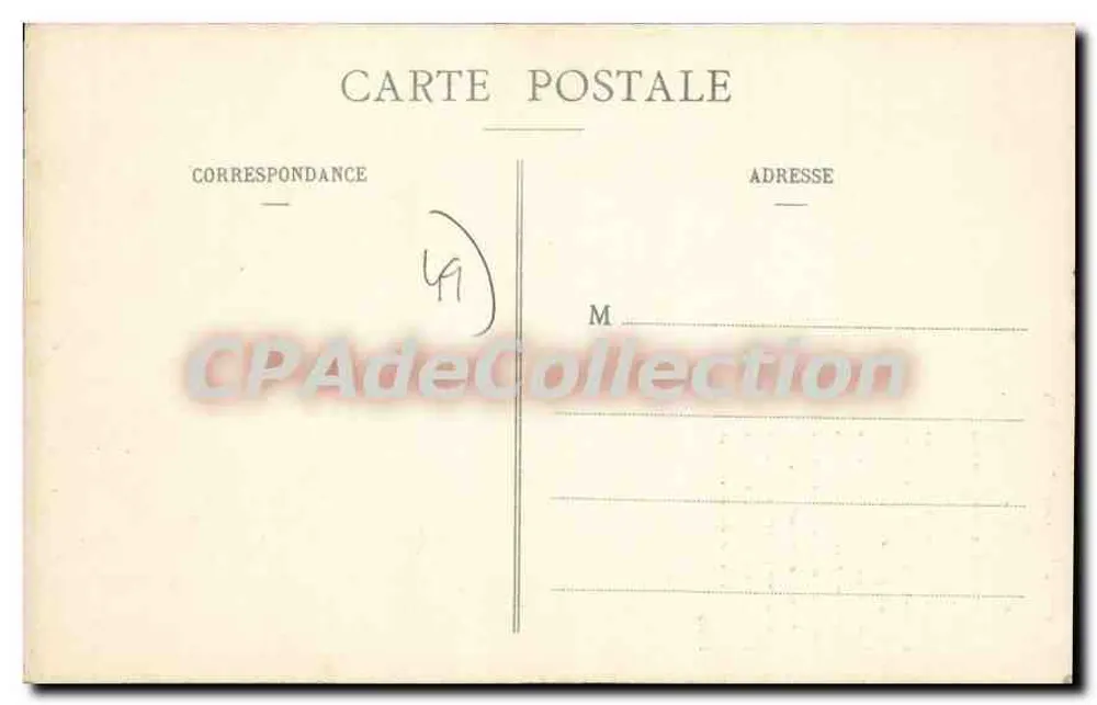 Aproximadamente Angers — Monumento elevado na Roche de Murs em 1889 — L. V., pbot. - Verso