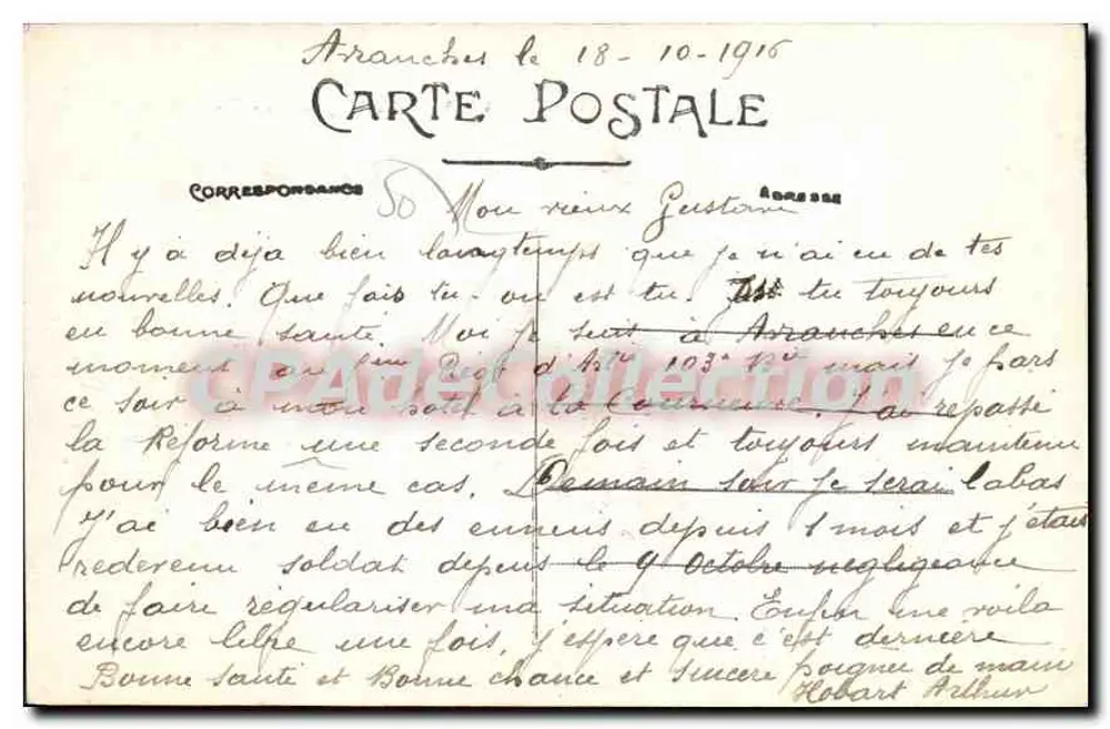 Avranches — Vue générale prise du Vieux Château (côté Est) — Lib. Leprovoost, Avranches - Verso