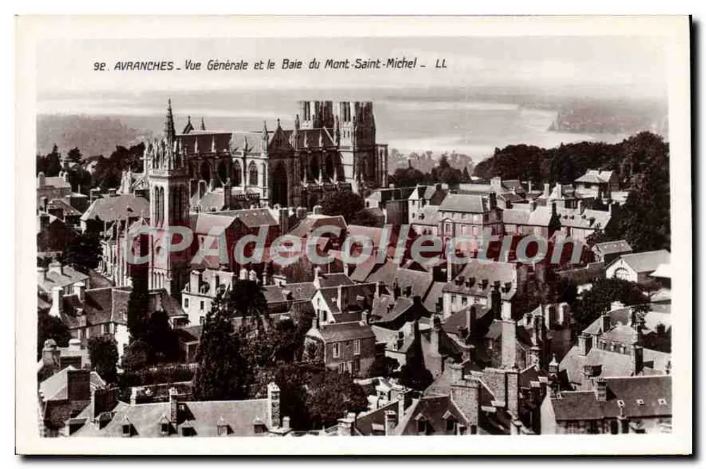 Avranches — Allgemeiner Blick und die Bucht von Mont-Saint-Michel — LL - Vorderseite