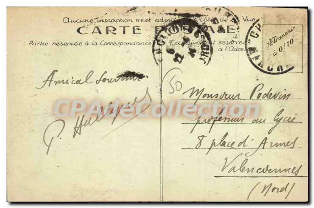 Cherbourg — Prospettiva della Grande Diga e della Baia — Collezione G. Zékerbourg n°46 - Verso