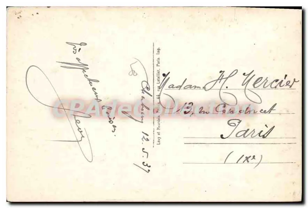 Cherbourg — Vista Geral — LL - Verso
