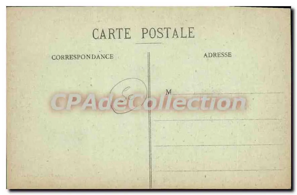Cherbourg - O Cais Alexandre-III — Coleção F. C., Cherbourg - Verso