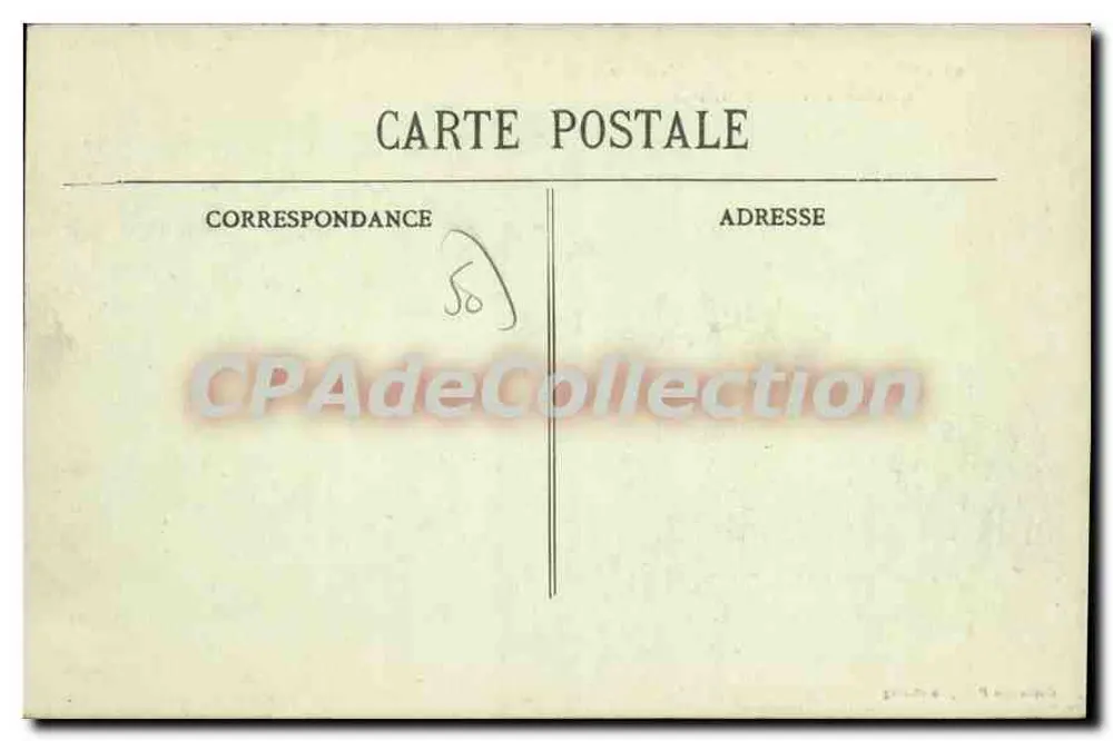 Cherbourg - Marinearsenal - in Reserve stehende Kreuzer - Rückseite