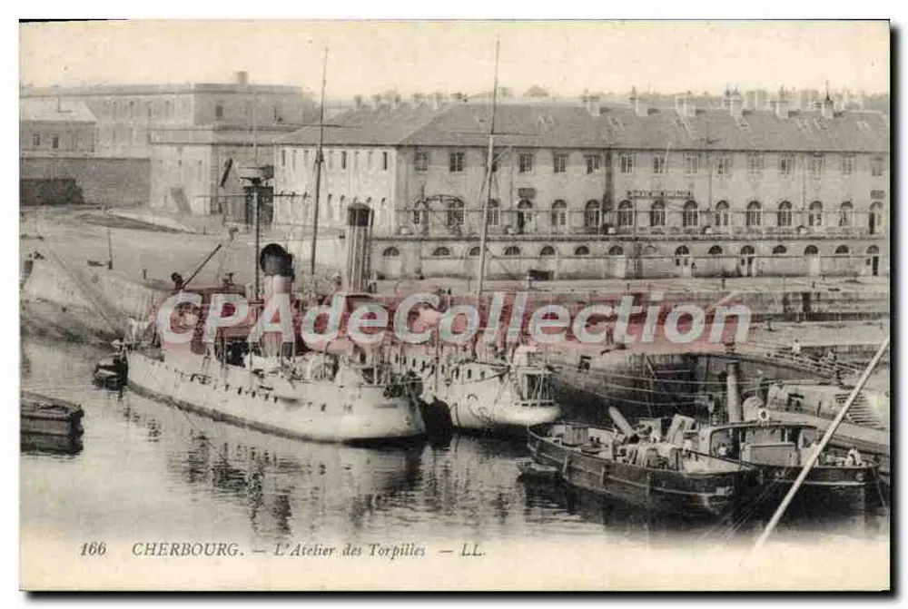 Cherbourg — O Atelier das Torpedos — LL. n°166 - Frente