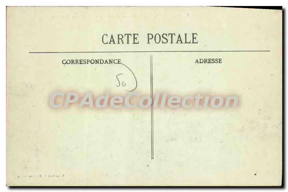 Cherbourg - Marinearsenal - Bassin Napoléon — Sammlung P. B., Cherbourg - Rückseite