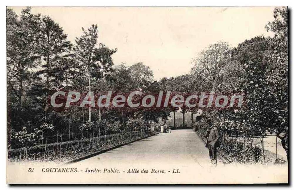 Coutances - Öffentlicher Garten - Avenue der Rosen - LL - Vorderseite