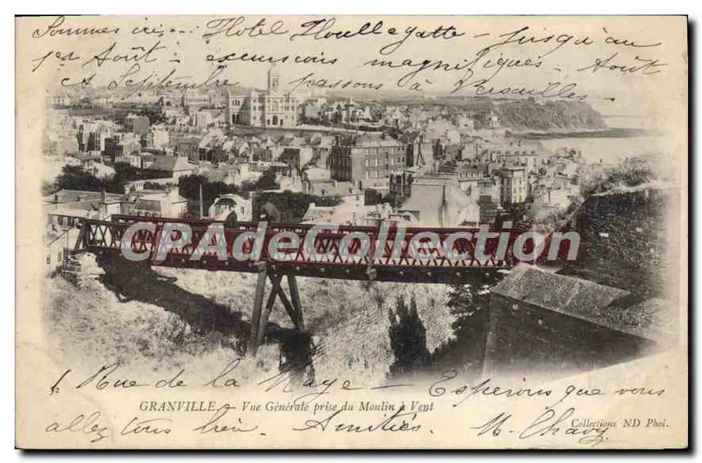 Granville — Allgemeiner Blick vom Windmühle — Éditeur ND Phoï - Vorderseite